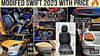 2024 New Swift Full Accessories with Price / New Swift 2024 / Swift Modification / Delivery / Swift