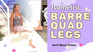 Isometric Barre Leg Workout for Quads - 10 MINUTES