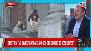 ✋ Cristina Kirchner vinculó a José López con Nicolás Caputo, el socio de Macri I A24
