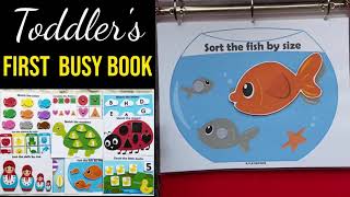 Learning Binder | Busy book | Learning Folder | Quiet Book | Busy Binder | Toddlers and Preschoolers