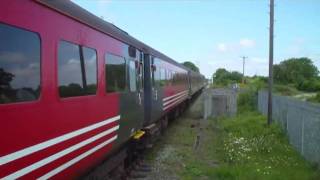 40145 and 67018 on branchline society tour crewe-weaste