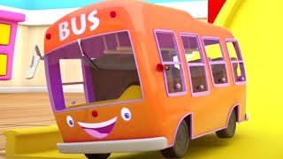 Wheels On The Bus, Street Vehicle & Preschool Song for Babies