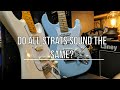 Do all Strats sound the same?