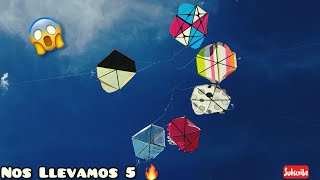 Nos Llevamos 5 🔥 Chichigua Lajiando Qumamos 1 Volando Chichigua 😱 Haciendo Guiso Papalote O Cometa