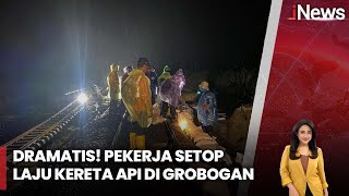 Jalur Rel Gubug-Karangjati Kembali Amblas Tergerus Banjir di Grobogan | iNews Room | 26/01