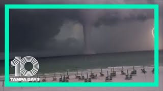 Destin waterspout moves along Florida Panhandle coastline