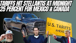 Stellantis Faces 25% Tariffs On All Canadian And Mexican Cars And Trucks At Midnight