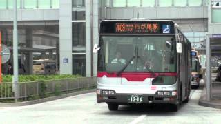 【東急バス】青葉台営業所AO433日野KL-HU2PREA＠新横浜駅('11/06)