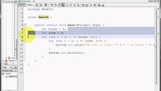 Java - Nested loops