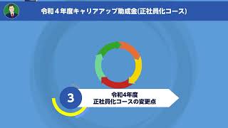 令和４年度キャリアアップ助成金（正社員化コース）