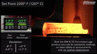 Dual-Wavelength & Two-Color Pyrometer Comparison: Repeatability In The Presence of Scale