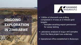 Kavango Resources announces 4th drilling extension at Hillside in Zimbabwe