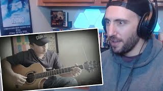 Alip ba ta - The Godfather theme song fingerstyle guitarcover - American Reaction