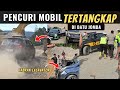 Pencuri Mobil Tertangkap Di Batu Jomba || Mobil Menabrak Excavator Portal Jalan