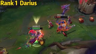 Rank 1 Darius: This Guy Can't Be Beat on Toplane!