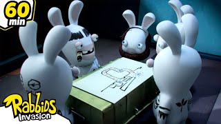 RABBIDS INVASION | 1H The Rabbids are Escaping! | Cartoon For Kids