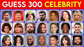 Guess the Celebrity in 3 Seconds | 300 Most Famous People