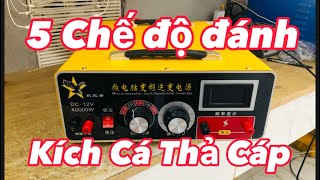 TZ 40.000W ĐỜI CŨ Kích cá thả cáp vs 5 cấp độ !!!