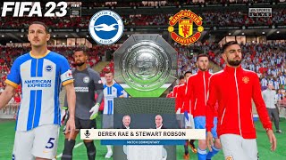 FIFA 23 | Brighton vs Manchester United - FA Community Shield - PS5 Full Gameplay