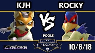 TBH8 SSBM -  KJH (Fox) Vs.  Rocky (Falco) - Smash Melee R2 Pools - L111 WSF