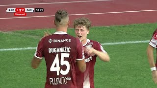 REZUMAT | Rapid - Farul 3-1. Meci senzațional în Giulești, goluri superbe, atmosferă fabuloasă