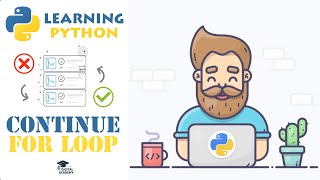 CONTINUE in Python FOR Loops - Python Tutorial for Beginners