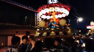 令和5年　遠州横須賀　三熊野神社大祭　夜祭り　旭組　西新町　4/8