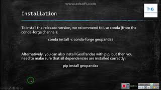 Python Tutorial 1.1 : Introduction and installation of Geopandas library