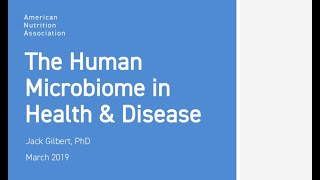 The Human Microbiome in Health & Disease