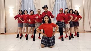 Cha Cha Fraulein Line Dance. Demo : Chandra Dewi & Paladian LD