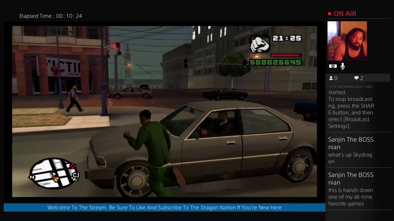 GTA San Andreas Livestream Almost To 200 Subs - YouTube