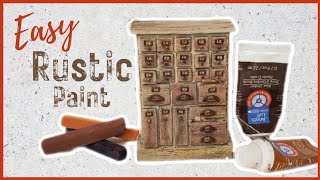 This is a GAME CHANGER For Miniaturists- Two Rustic Paint Techniques