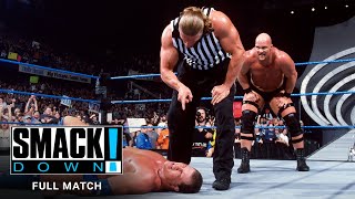FULL MATCH - The Rock, “Stone Cold” & Undertaker vs. Angle, Kane & Rikishi: SmackDown, Jan. 18, 2001