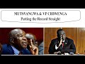 Mutsvangwa Sets the Record Straight: Clears Air on Reported Rift with VP Chiwenga