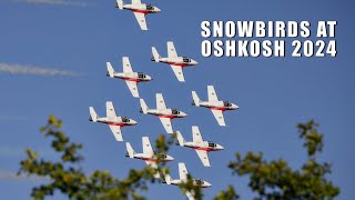 The 'Snowbirds' fly at  EAA Airventure Oshkosh  4K