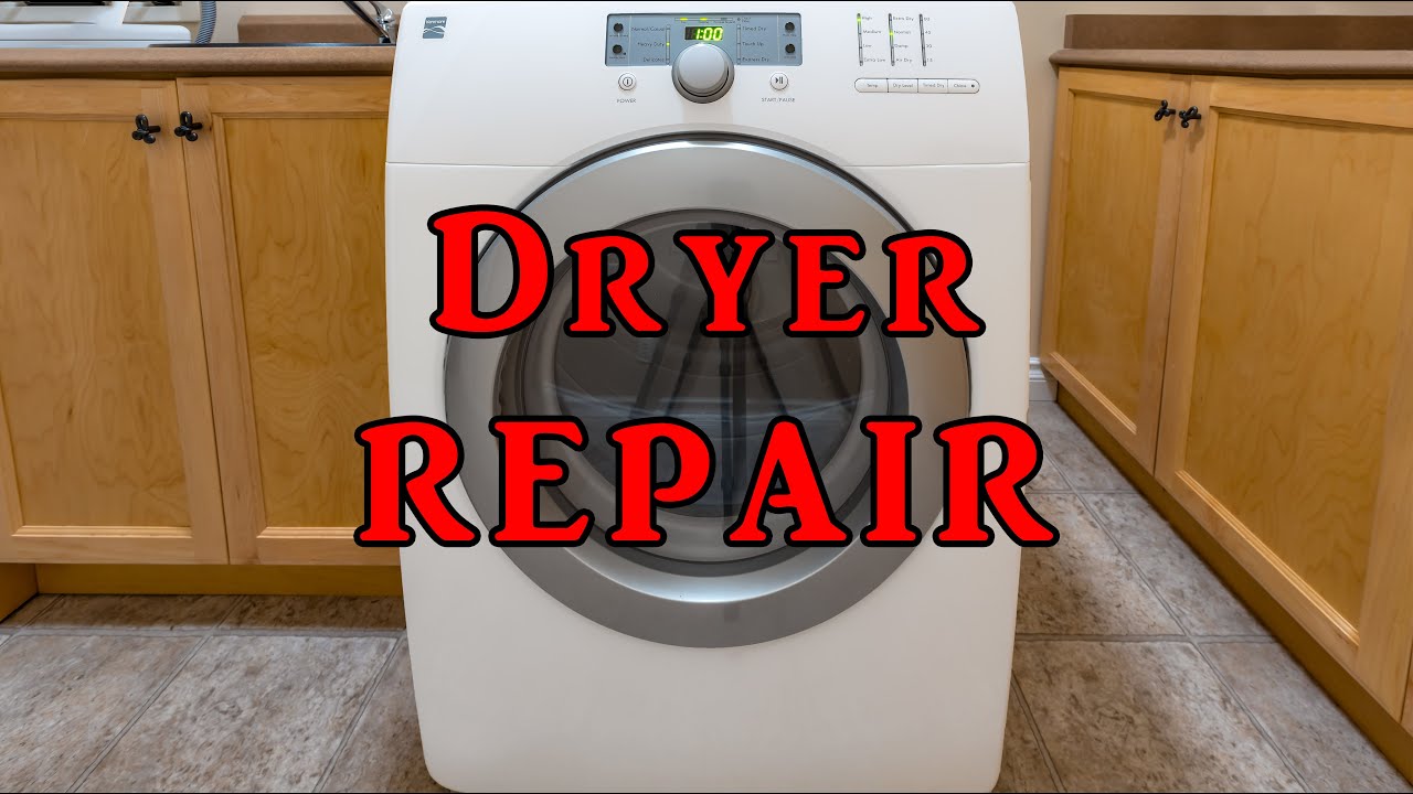 Dryer Repair: No Heat Running Cold Diagnosis Procedure. - YouTube