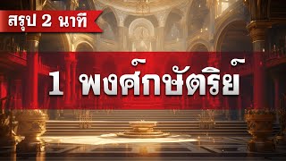 สรุป 1 พงศ์กษัตริย์ (2 นาที) โดย ศจ.ดร.สุรศักดิ์ DrKerMinistry 【สรุปพระคัมภีร์ใน 2 นาที】