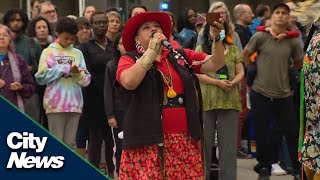 Sunrise Ceremony back at City Hall for first time since 2019