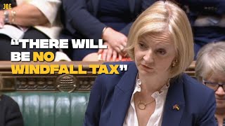PMQs Liz Truss: I will not tax £170bn profits of energy companies