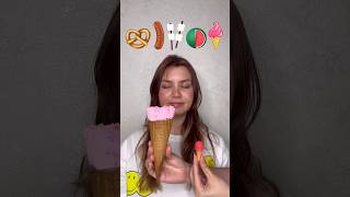 Big or Small challenge 😂 Giant pretzel or pink gummy ice cream? 🍧🧐 #shorts Best video by Hmelkofme