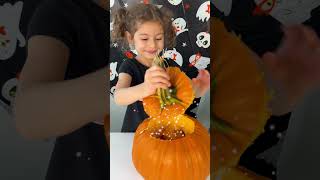 Halloween Pumpkin Carving FUN with Neva and Mommy!