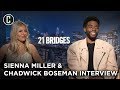 21 Bridges: Chadwick Boseman and Sienna Miller Interview