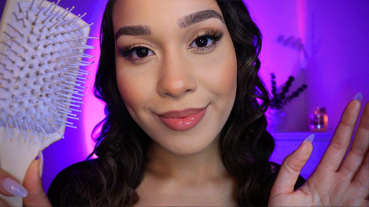 Asmr For Headache Relief рџ ё Hairplay Scalp Massage Skincare Relaxing