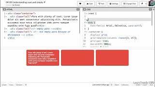CSS :root and :empty Selectors Explained | Mastering CSS Pseudo-classes