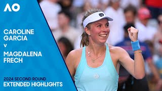 Caroline Garcia v Magdalena Frech Extended Highlights | Australian Open 2024 Second Round