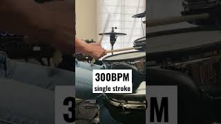 300BPM シングルストローク　single stroke