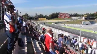 View from Grandstand K at 2016 Spanish F1 Grand Prix