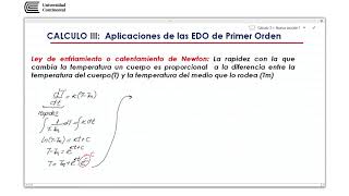 Aplicaciones de las EDO de primer orden