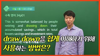 [상변선생] 수능 해오리(해설 오류 리크스) - 수특 영어 34p. 01 draw의 의미