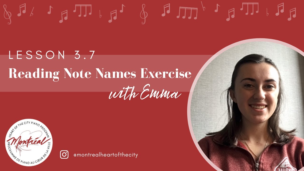 Note Naming Exercise